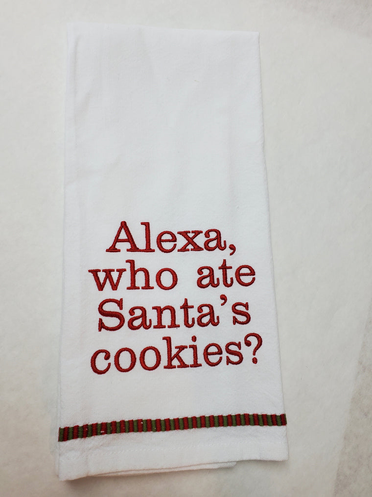 Alexa, who ate Santa's cookies?
