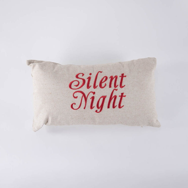 Silent Night Pillow