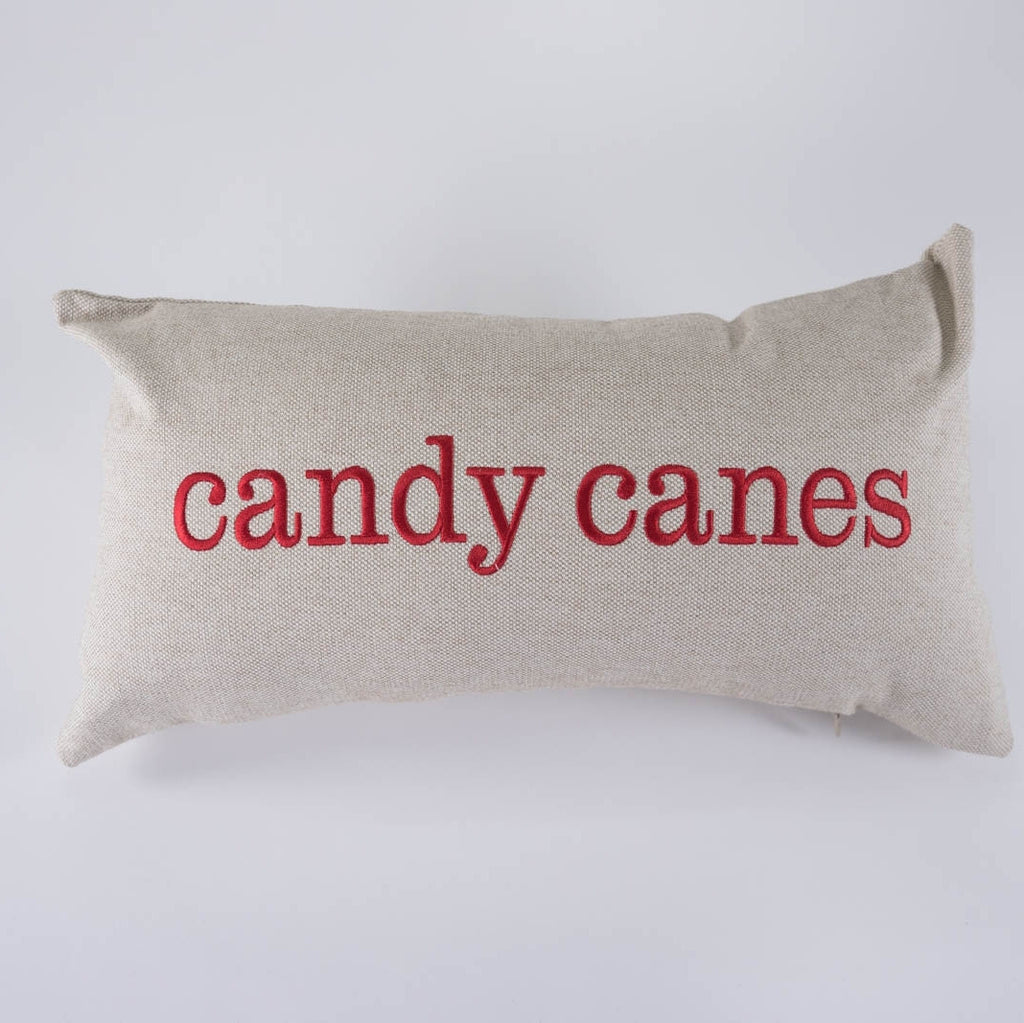 Candy Canes Pillow